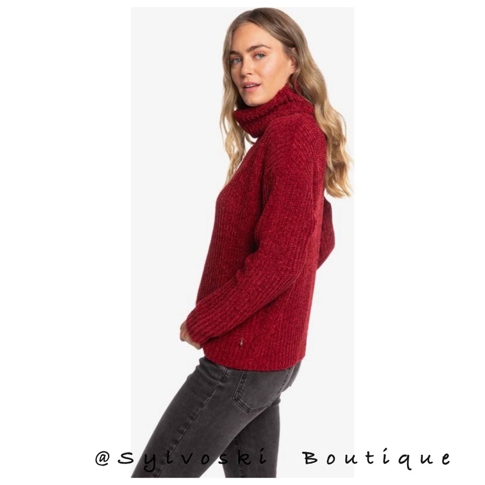 🔥 Roxy Women's Velvet Morning Sweater NWT - Picture 6 of 8
